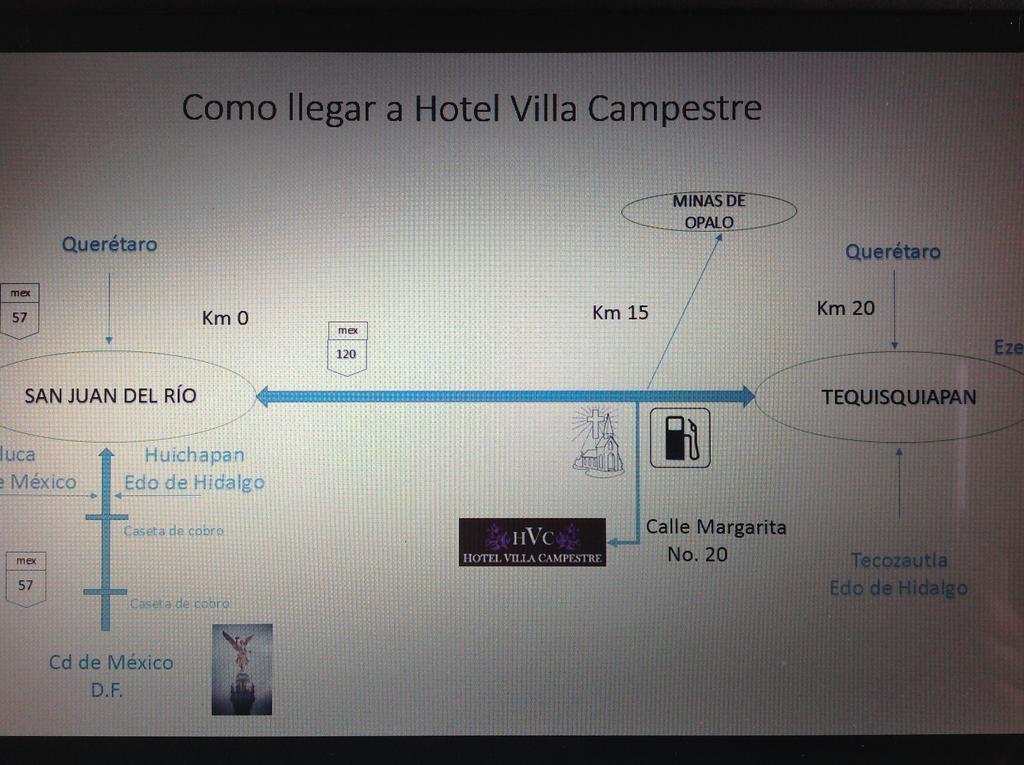Hotel Villa Campestre เตกิซเกียปัน ภายนอก รูปภาพ